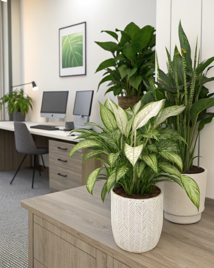 photorealistic-image-of-indoor-plants-in-the-offic